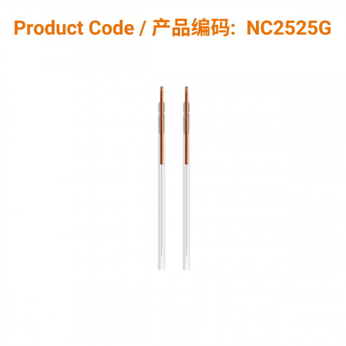 C-Type Copper Acupuncture Needles (guide tube) 0.25 X 25mm